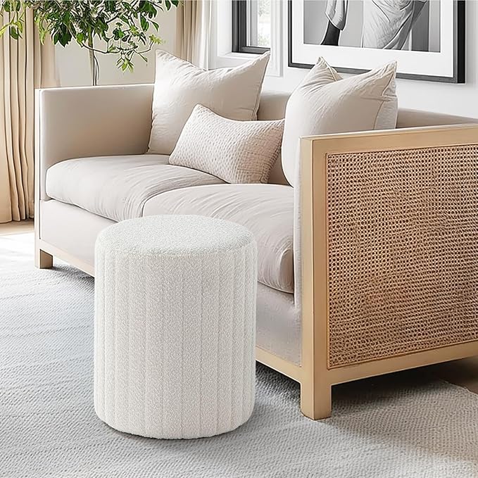 Get Set Style Modern Round Ottoman - Image 5