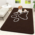 OLANLY Door Mat for Muddy Dog Paws 70x46, Ultra Absorbent Chenille Mud Doormat by OLANLY