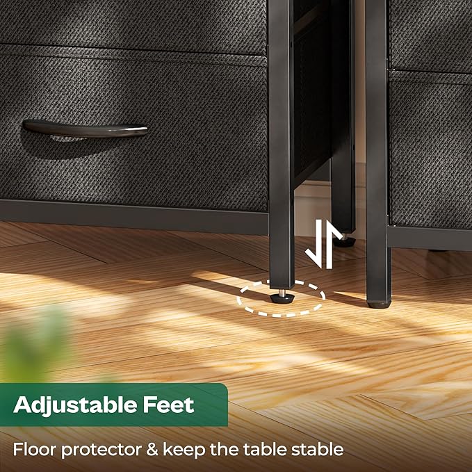 Huuger Nightstands Set of 2, 27.6 Inch End Tables - Image 8