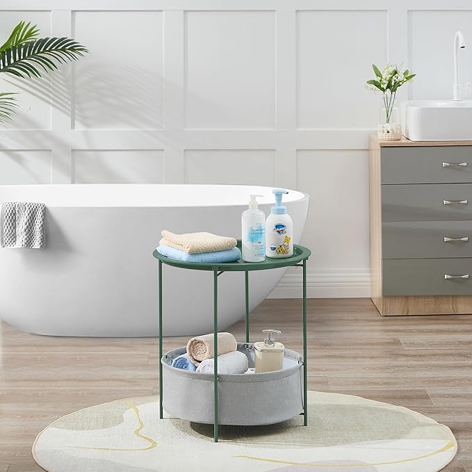VECELO Round Side/End Table - Image 5