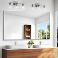 BONEWEI Silver Bathroom Mirror, 60x36 inch Wall Mirror by BONEWEI