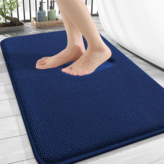 OLANLY Thick Memory Foam Bath Mat Rug 30x20, Extra Soft Absorbent Bathroom Rug by OLANLY