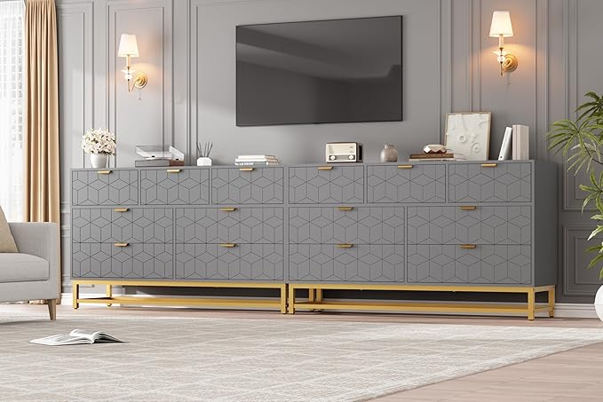 Dresser for Bedroom, 53.5" Wide Dresser Organizer, 7 Drawer - Image 3