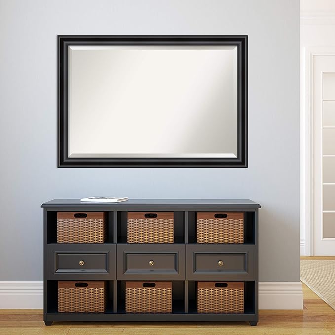 Amanti Art Black Bathroom Mirror - Image 5