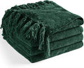 Chenille Throw Blanket for Couch 60"X 80" Twin, Soft Cozy Throws by LONGCREATE