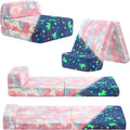 Tiita Folding Sofa Bed for Kids, Toddler Fold Out Couch Bed by TiitaHome