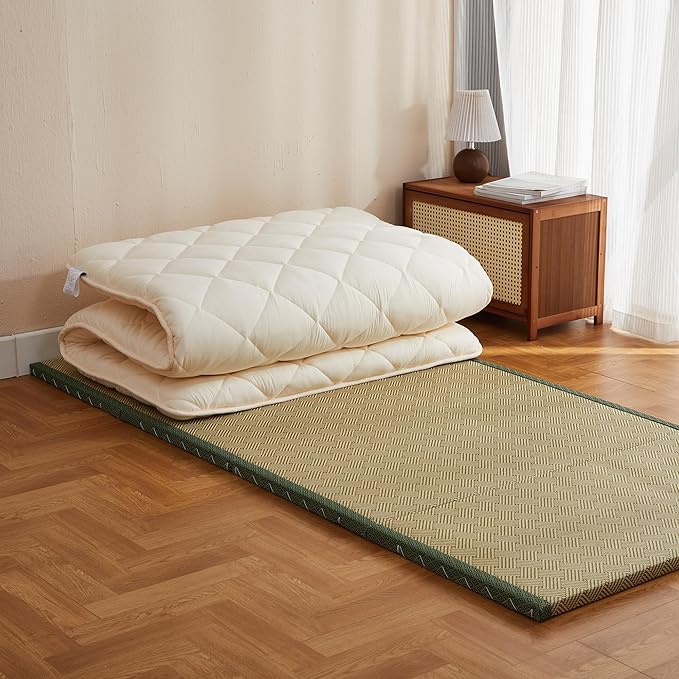 Japanese Floor Futon Mattress, Tatami Mat Sleeping Pad, Shikibuton, Mattress - Image 2