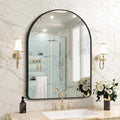 FORBATH Arched Mirror 30x40 Inch, Hanging or Leaning Against Wall by FORBATH