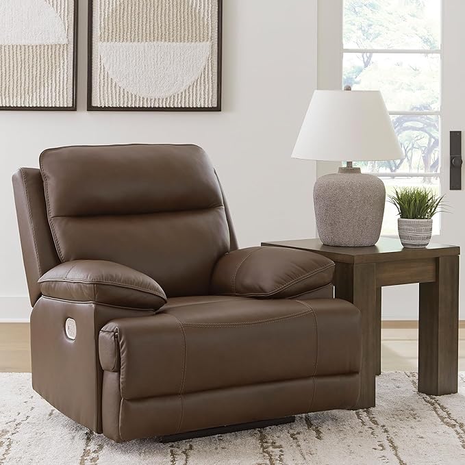 Signature Design by Ashley VonRyan Modern Zero Gravity Leather Match Power - Image 2