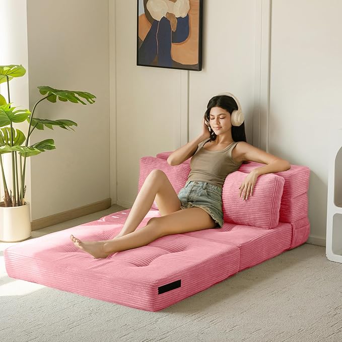 MAXYOYO Convertible Sofa Bed, Fold Out Sleeper Sofa - Image 2