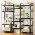 Casaottima Triple 5 Tier Bookshelf, Large Bookcase by Casaottima