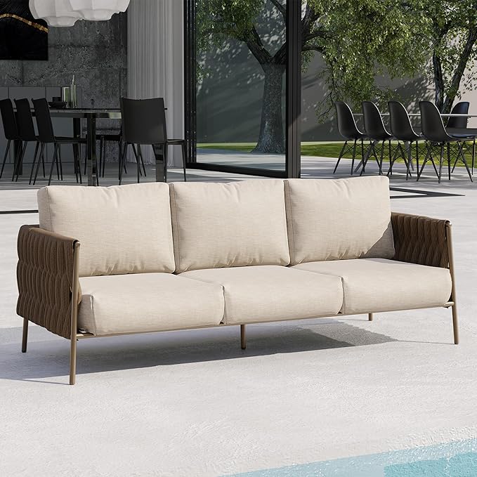 EAST OAK Life Chatter Outdoor Patio Furniture | Outdoor Sofa 3 Seats by EASTOAK