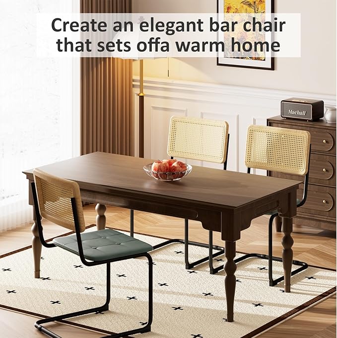 Heavy Duty Rattan Dining Chairs, Modern Dining Room Chairs - Image 7