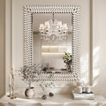 Kelly Miller 30"x40" Jeweled Bathroom Wall Mirror, Large Rectangle Mirror by KellyMiller