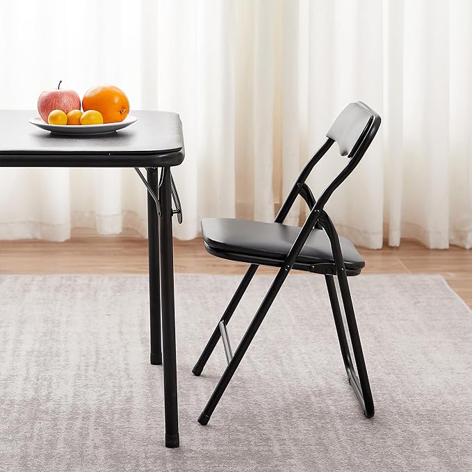 VECELO Kids Folding Activity Table and Chair Set, - Image 6