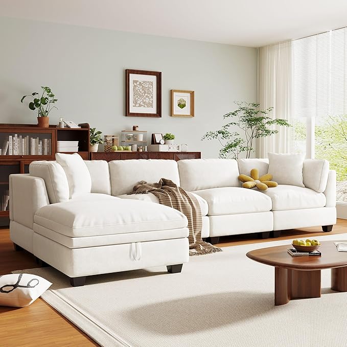 Merax Modern Upholstered Modular Sectional Sofa - Image 3
