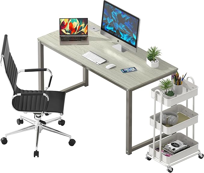 SHW 48-Inch Commercial-Grade Office Computer Desk - Image 4