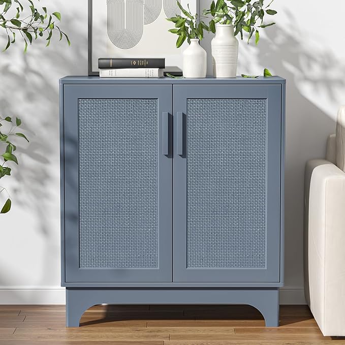 Rattan Cabinet, Sideboard Storage Cabinet - Image 2