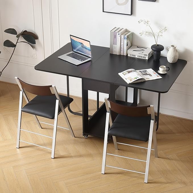 Folding table and chair set, dining table - Image 9