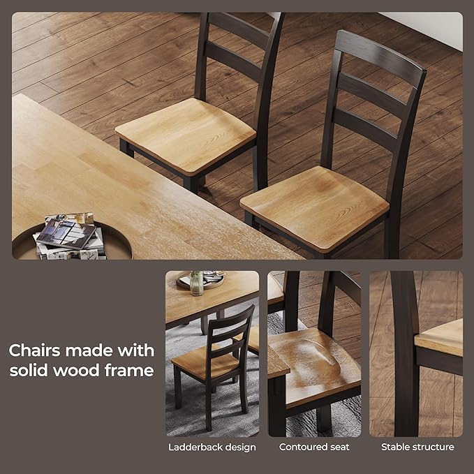 Signature Design by Ashley Gesthaven Solid Wood Frame Dining Chair, - Image 7
