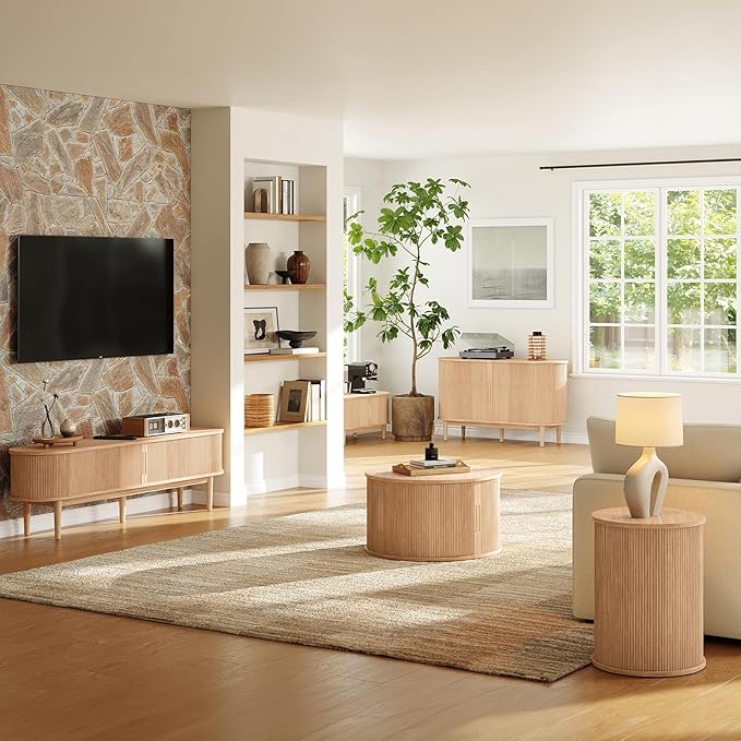 LINSY HOME Sideboard Buffet Cabinet - Image 9