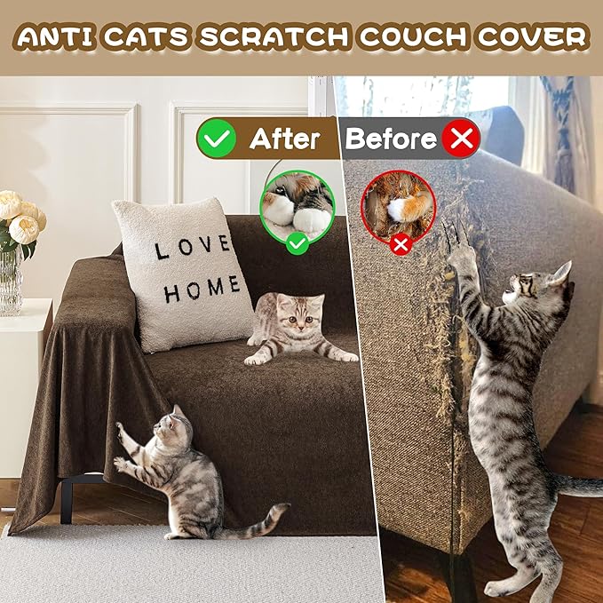 MYSKY HOME Couch Cover, Sofa Covers Washable, Sofa Slipcovers - Image 8