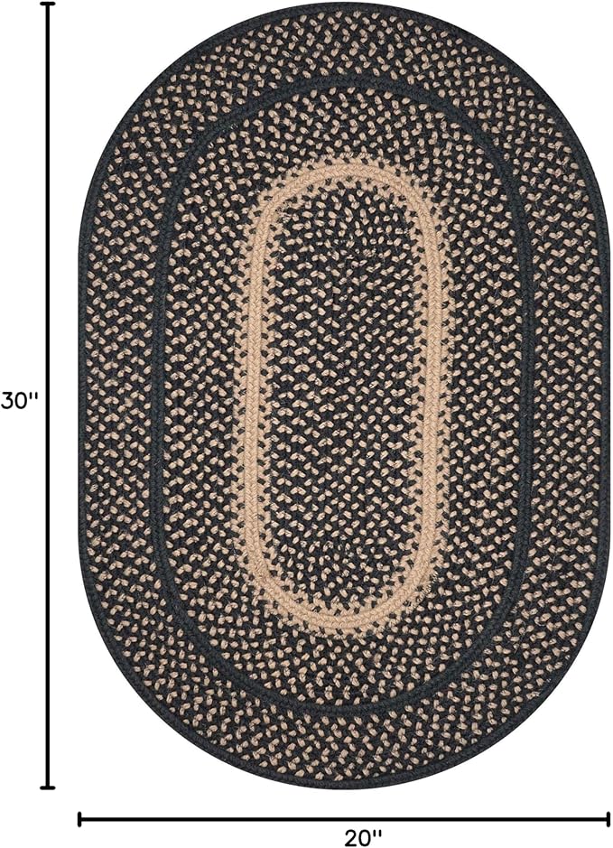 Homespice Manchester Braided Oval Rugs 20x30 - Image 2