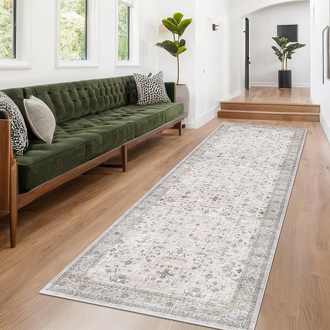 Geometric 3x20 Wide Hallway Runner - Image 3