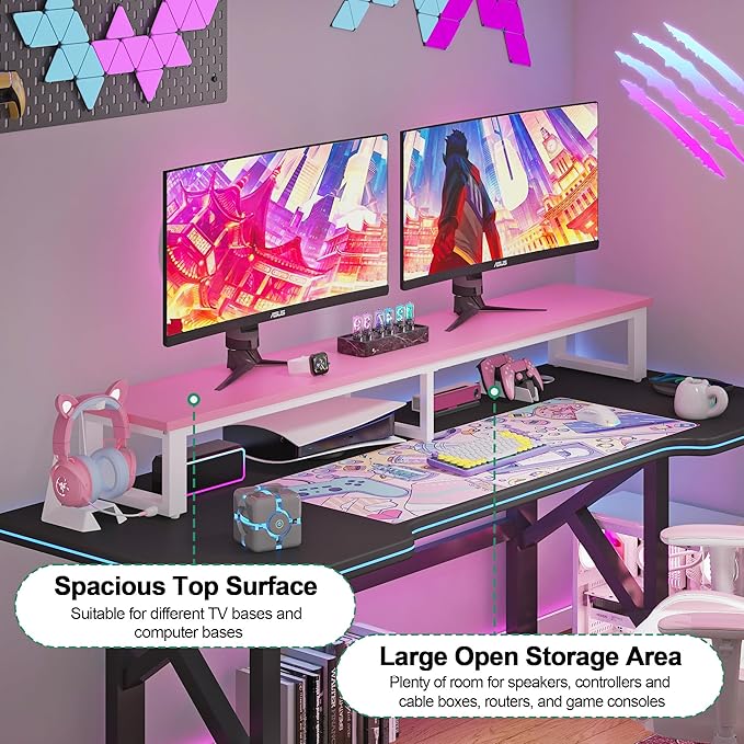 Clikuutory 59" Large TV Riser for 32-75 inch TVs, Tabletop Stand - Image 3