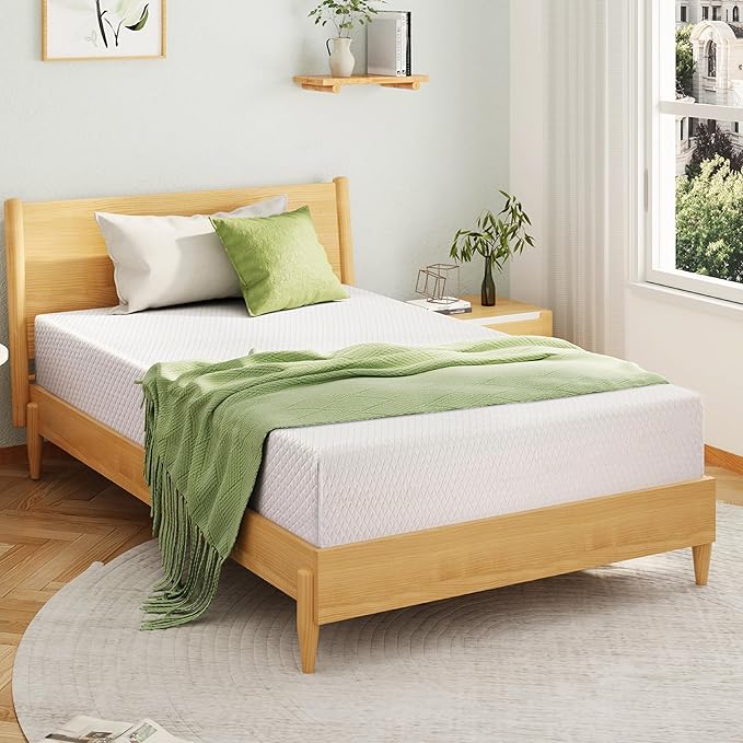 6 Inch Queen Size Mattress for Kids, Memory Foam Mattress by EGOHOME
