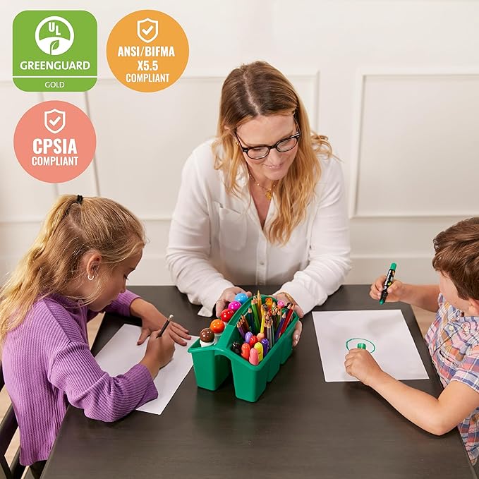 ECR4Kids 30in Square Hardwood Table - Image 4