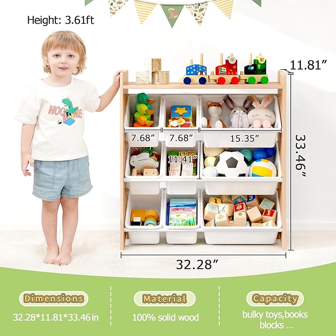 MallBest 4-Tier Kids' Toy Storage Organizer Shelf - Image 3