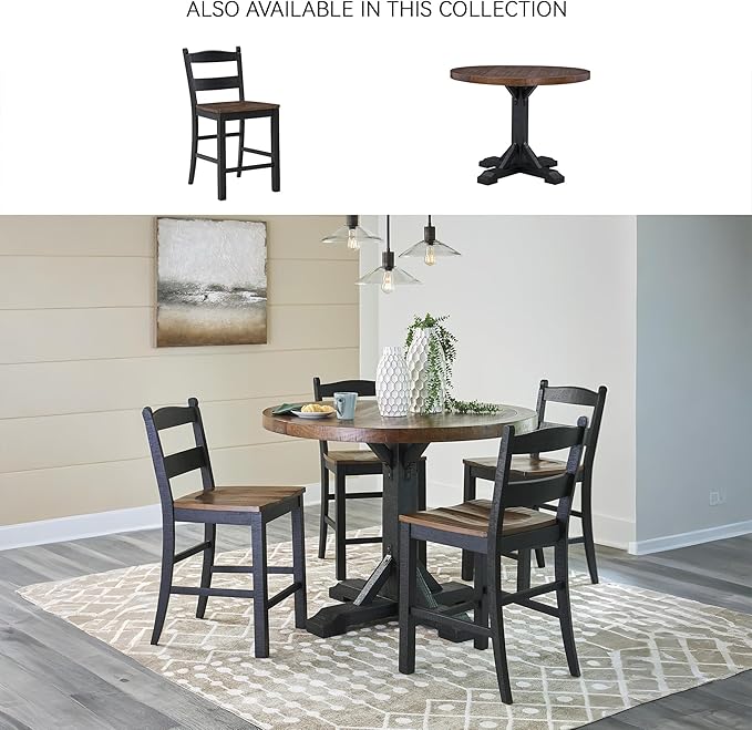 Signature Design by Ashley Valebeck Rustic 24” Counter Height Bar Stool - Image 6