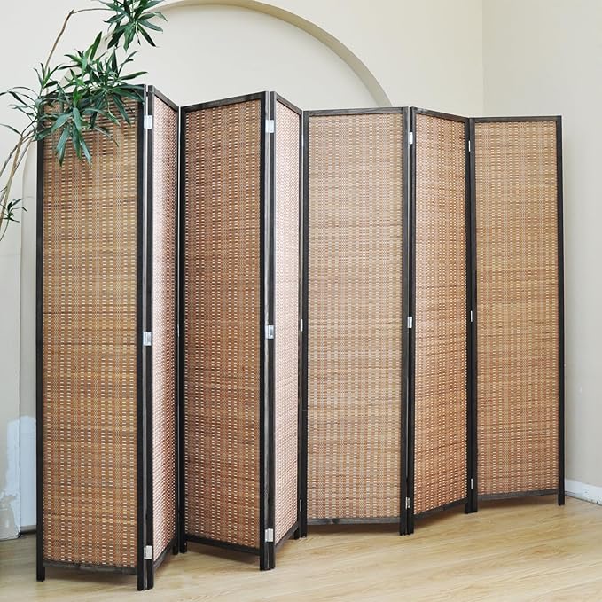 7 Panel Bamboo Room Divider - Image 2