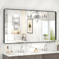 55x30 Inch Black Framed Bathroom Mirror by VANLIOBathroomMirror