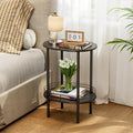Small Round Side Table, Bedside Table by DGSANDGPuttheCustomerFirst