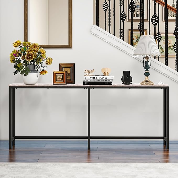 HOMERECOMMEND 70.8 Inch Console Table by HOMERECOMMEND