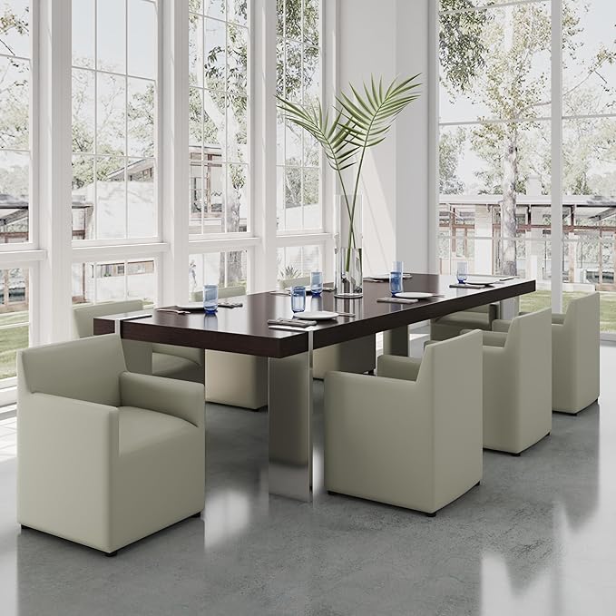 Manhattan Comfort Anna Square Modern Dining Chair - Image 3