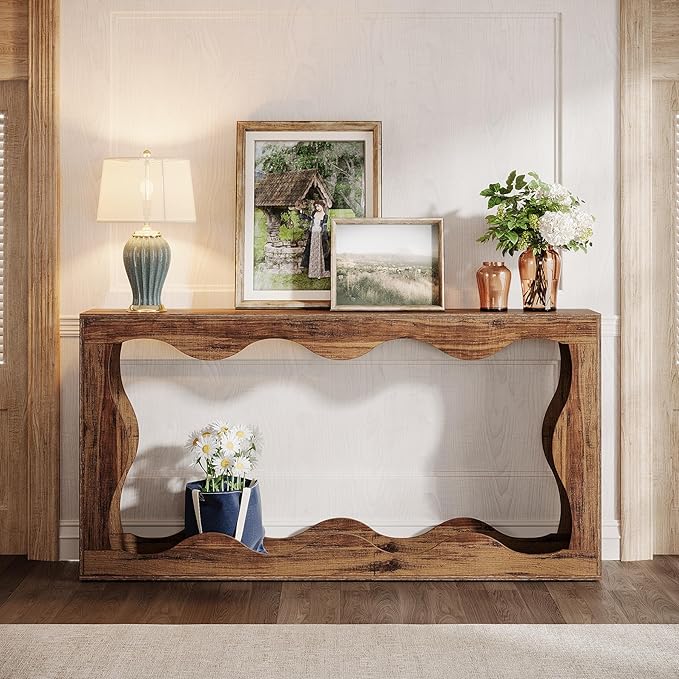 Tribesigns 63 Inches Farmhouse Console Table - Image 5