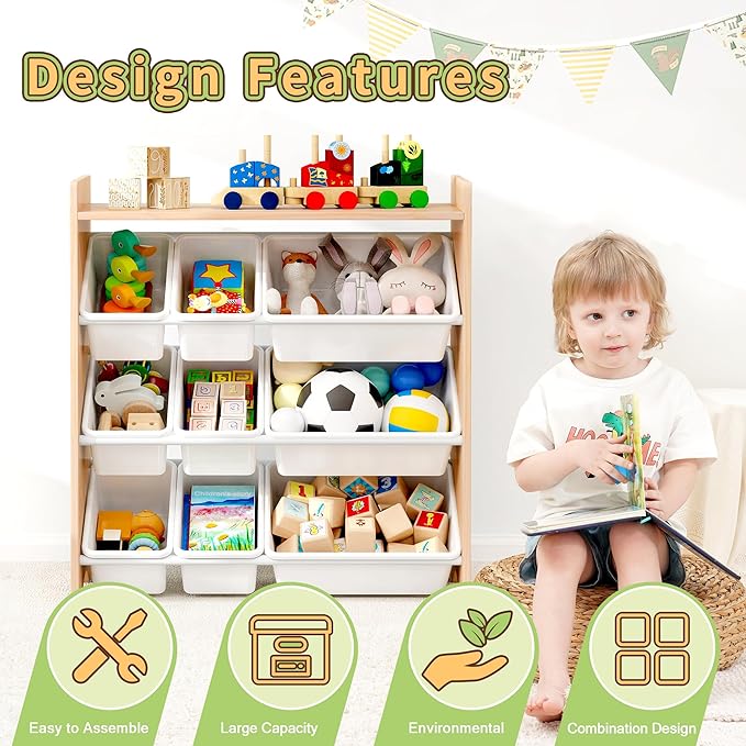 MallBest 4-Tier Kids' Toy Storage Organizer Shelf - Image 7