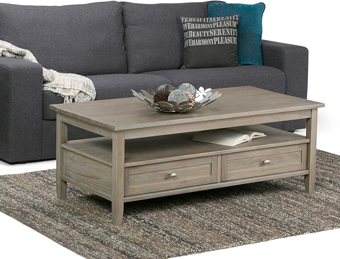 SIMPLIHOME Warm Shaker Coffee Table - Image 2
