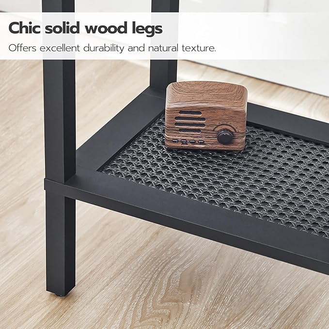 HOOBRO Side Table with Charging Station, End Table with USB Ports and Outlet - Image 8
