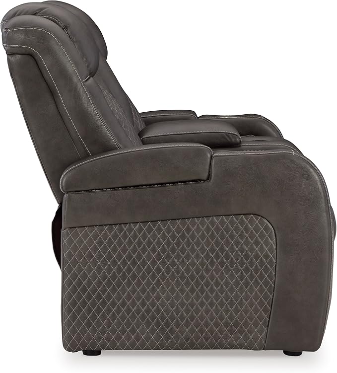 Signature Design by Ashley Fyne-Dyme Contemporary Power Reclining Loveseat - Image 9