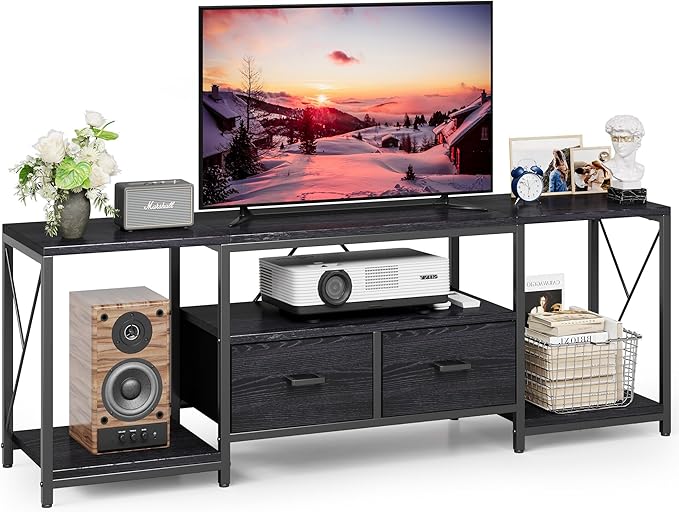 Homeiju TV Stand for TVs up to 75 Inch, Entertainment Center - Image 9