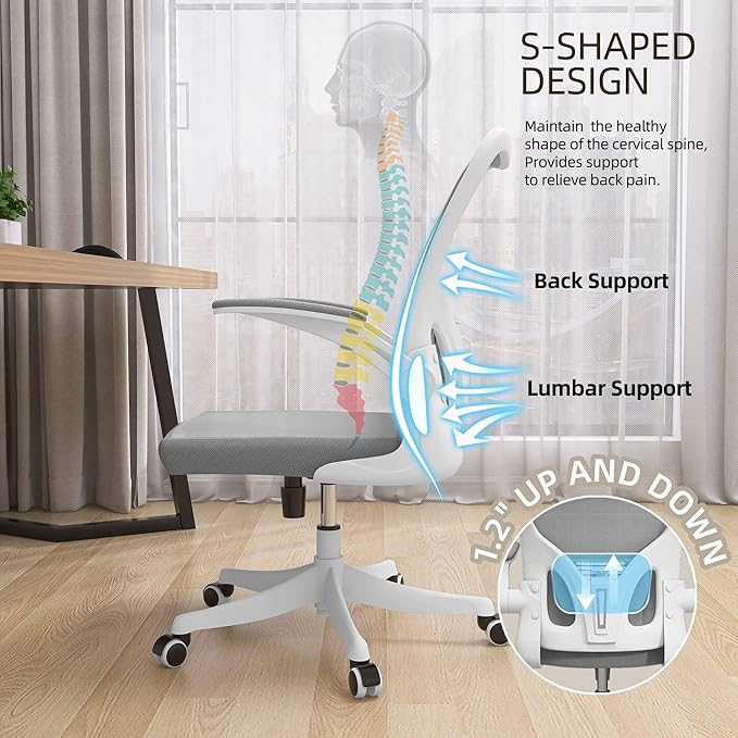 Ergonomic Office Chair, High-Back Mesh Computer Desk Chair - Image 5