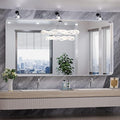 TokeShimi 72 x 36 Inch Brushed Silver Mirror Wall Mirror by RefinedBathroomAccessories