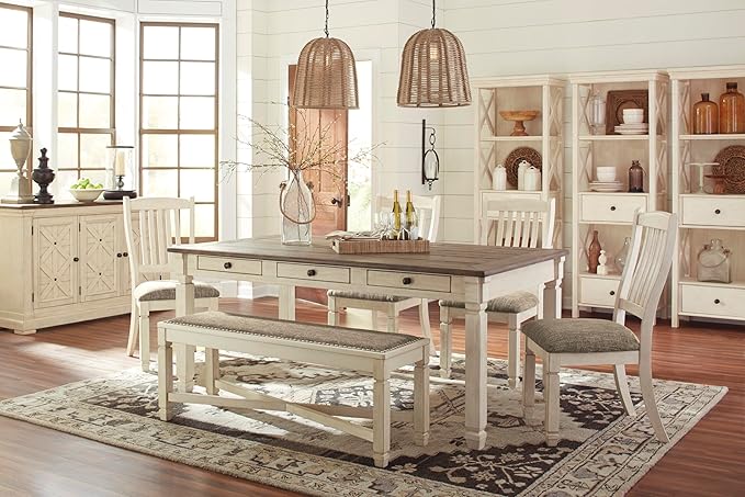 Signature Design by Ashley Bolanburg 20" Upholstered Dining Room Chair - Image 16