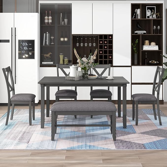 Ball & Cast 6 Piece Dining Table Set - Image 2