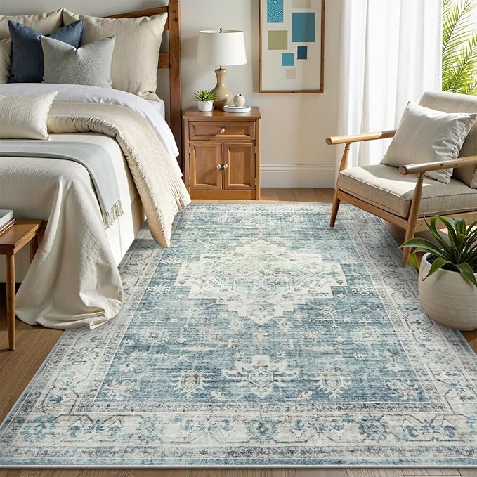 LIVEBOX Bedroom 4x6 Washable Area Rug - Image 7