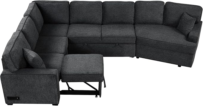 126" Extra Large Pull-Out Sofa Bed - Image 13